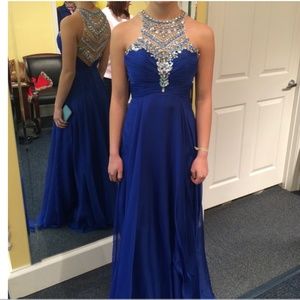 Royal Blue Prom Dress by Rachel Allan